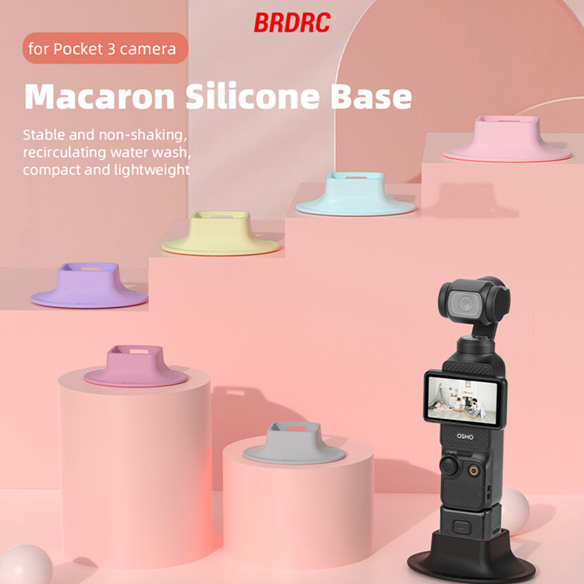Desktop Stand Fixed Support Bracket Silicone Non-Slip Base for DJI Osmo Pocket 3