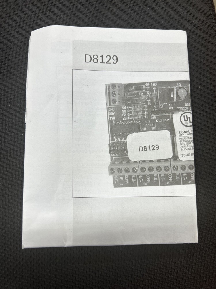 OEM Bosch Popex D8129 Octo-Output Module form C Relays