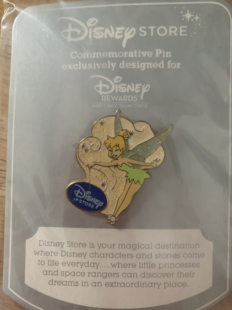 Disney Tinkerbelle Pins 2 Disney Store & Pixie Dust