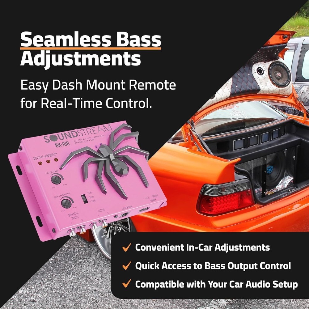 BX-10R Bass Restoration Processor with Parametric Bass Equalizer, Digital Bas...