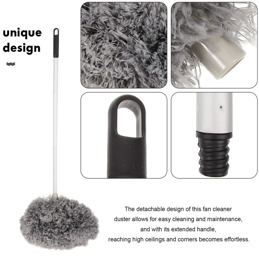 Fan Cleaner Duster Ceiling Duster Extendable Long Duster Long Fiber Duster