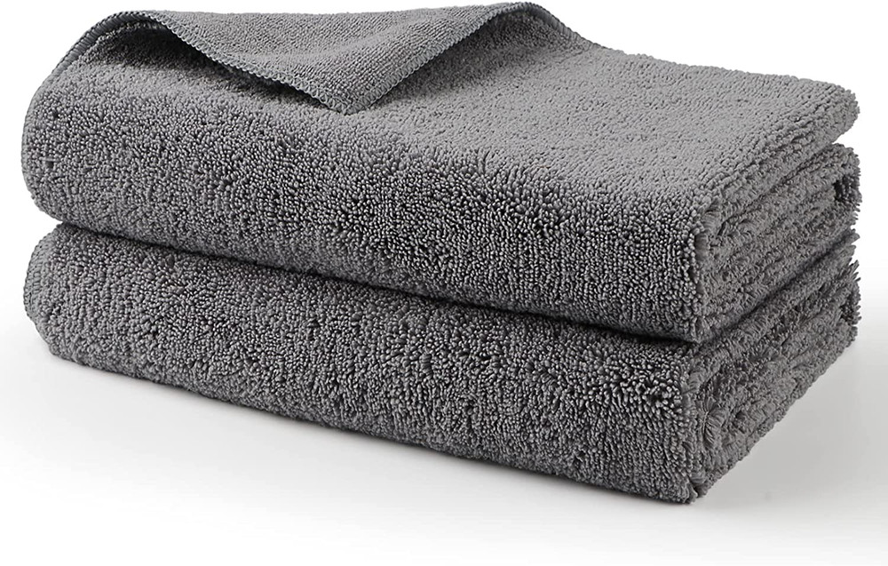 Professional Large Microfiber Car Drying Towels 2 Pack, Lint Free, Scratch Fr...