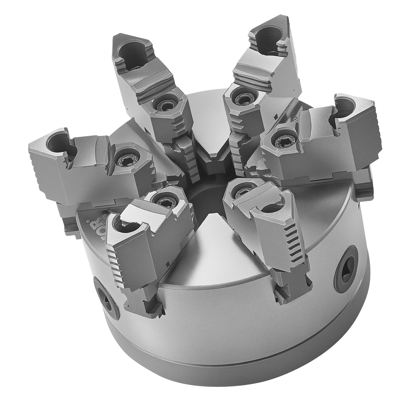 VEVOR 6 Inch 6-Jaw Self-Centering Lathe Chuck with D1-4 Cam Lock Backing Plate