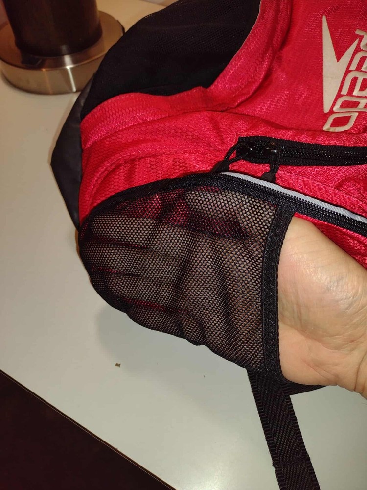 Speedo Teamster 35L Red Swim Backpack Multiple Pockets