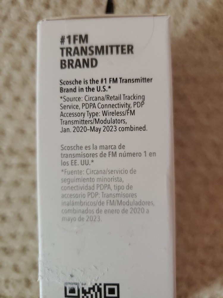 Scosche BTFREQ Bluetooth Handsfree Car Kit w/#1 FM Transmitter Brand.