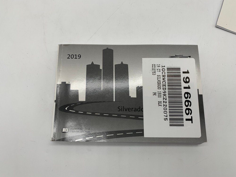 2019 Chevy Silverado Owners Manual Set OEM