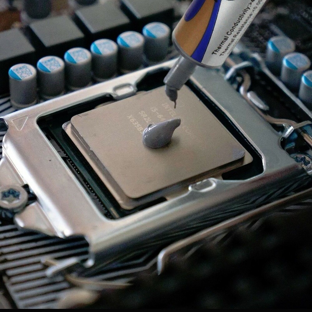 5pcs Polysynthetic Silver Thermal Grease CPU Heatsink Compound Paste Syringe