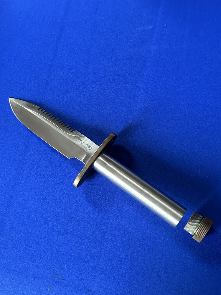 Vintage Early 70’s Randall Model 18~ Riveted Sheath~ Long Thread Cap
