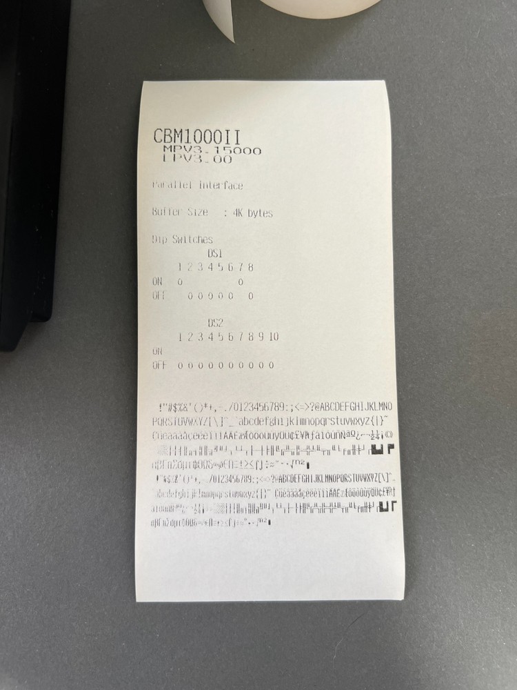 Citizens CBM 1000 POS Parallel I/F Thermal Receipt Printer