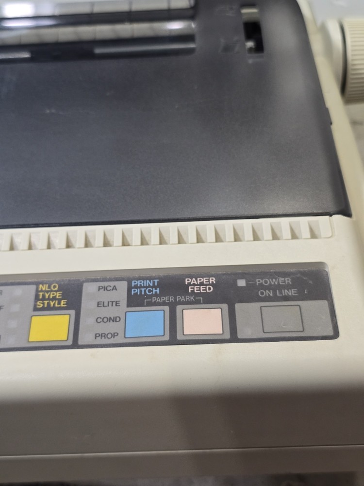 Vintage Star NC-1000C Printer-Powers On Untested