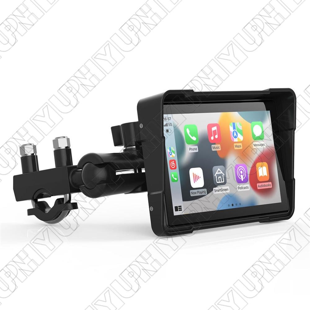 5" Waterproof HD Motorcycle Smart Screen Support Wireless Carplay & Android Auto