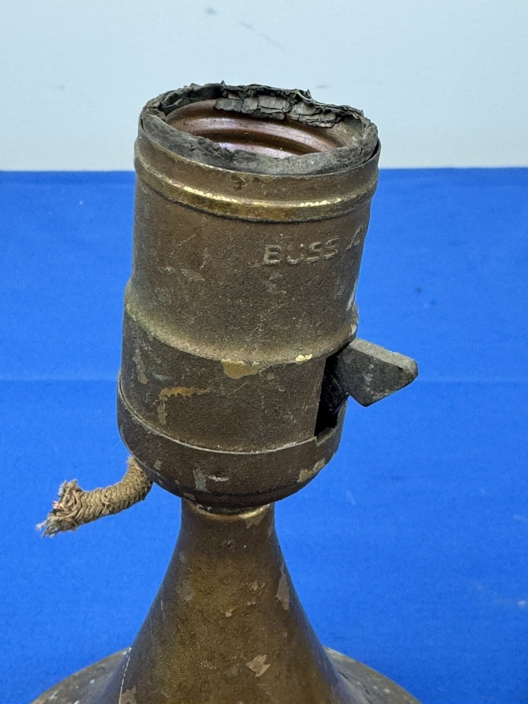 Antique Buss Light w/ Unusual Switch, Articulating Socket ~ Bussman Lighting