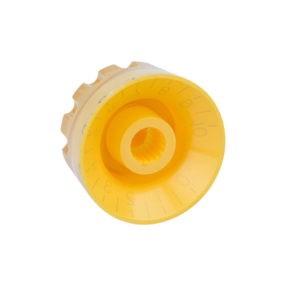 4Pcs Speed Control Knobs Embossed Cream Guitar Knobs Bass Knobs Gear Shape Knobs