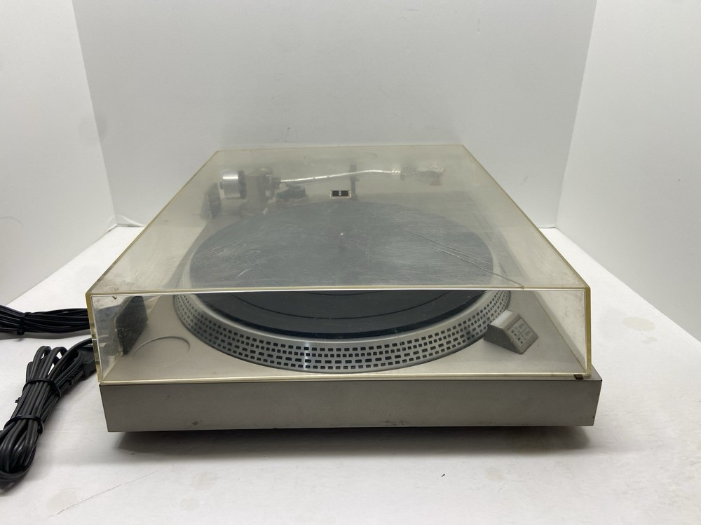 Sony PS-212 Direct Drive Turntable Bench Tested Working Missing Right Foot