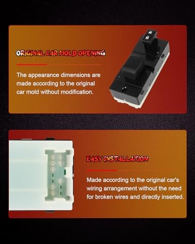 Power Window Switch 25411-EA002 Front Right Passengers Side Window Control