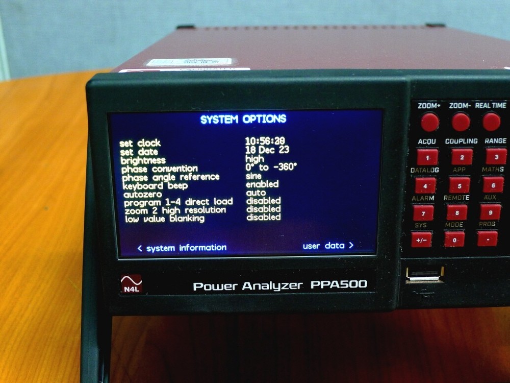 N4L PPA500(510-20A) High Performance Compact Power Analyzer