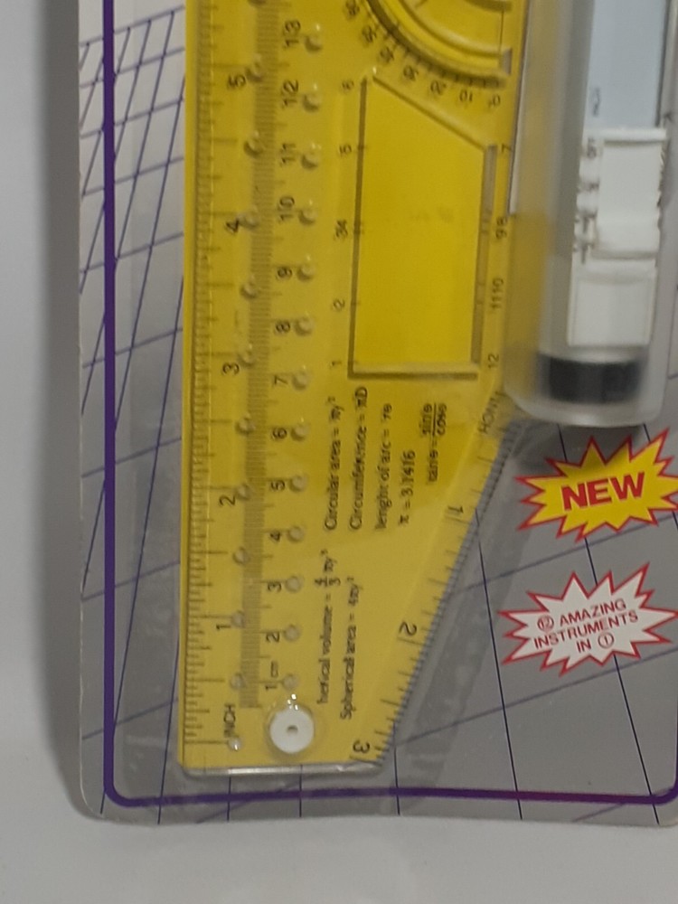 Rolling Ruler Balancing Scale Parallel Circle Compass T Square Geometric