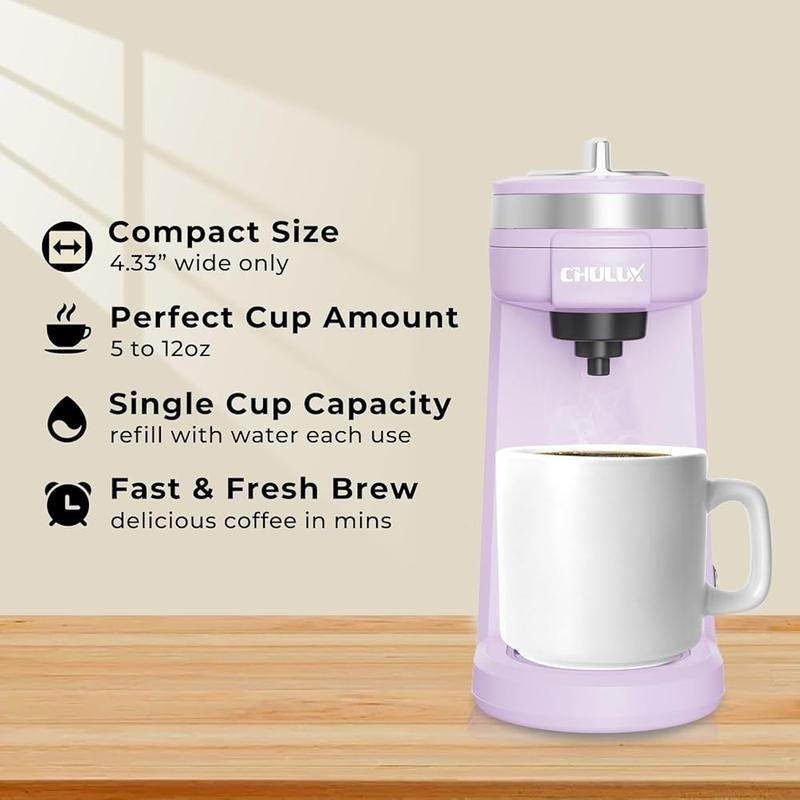 Mini Coffee Maker Single Serve Machine K Cup Compact Portable Easy Brew 1 Cup US