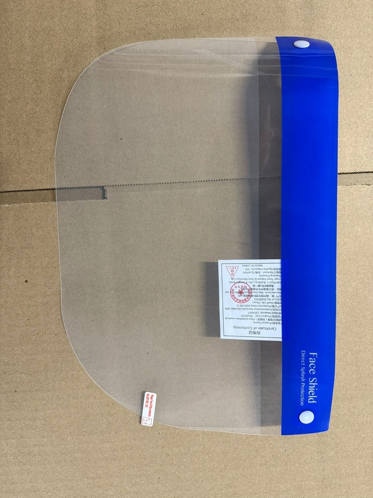 Safety Full Face Shield Reusable Shield Clear Washable 10 PACK ! !!!!