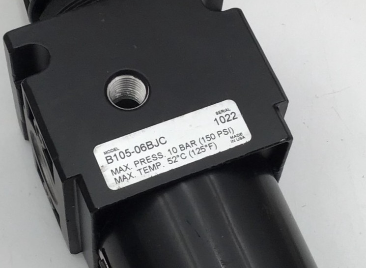 Parker B105-06BJC 3/4" Integral Filter Regulator Pneumatic Compressed Air System