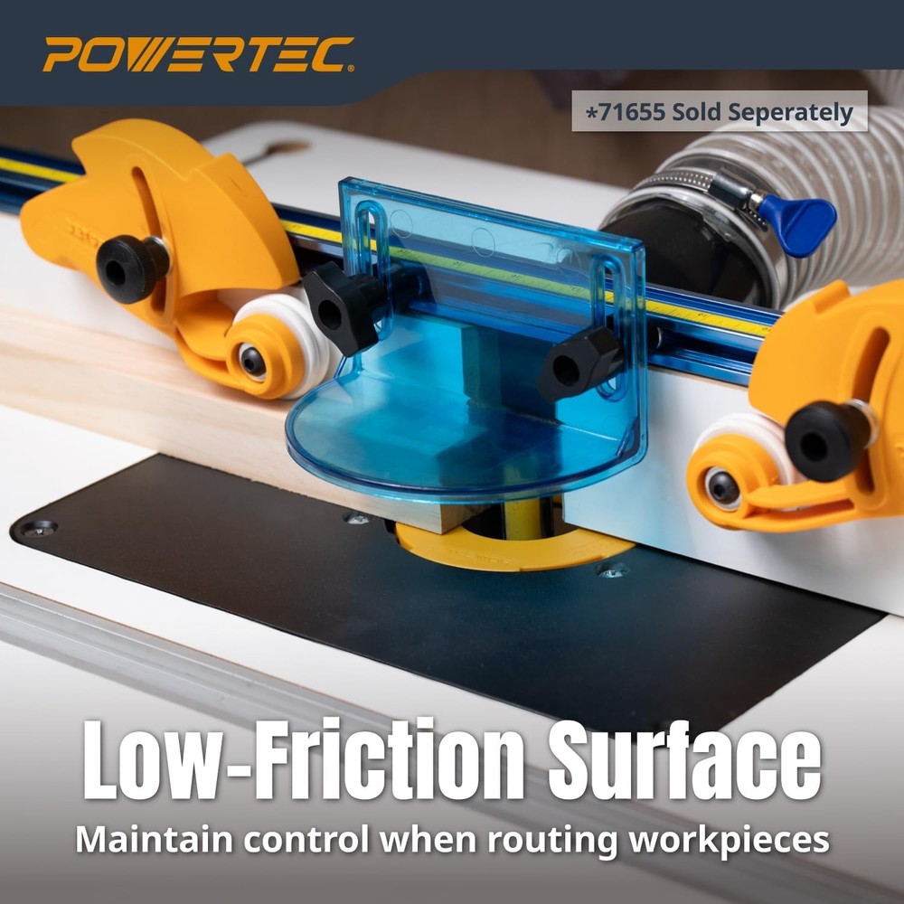 POWERTEC 24" x 32" Benchtop Router Table with Insert Plate – Router Table Top