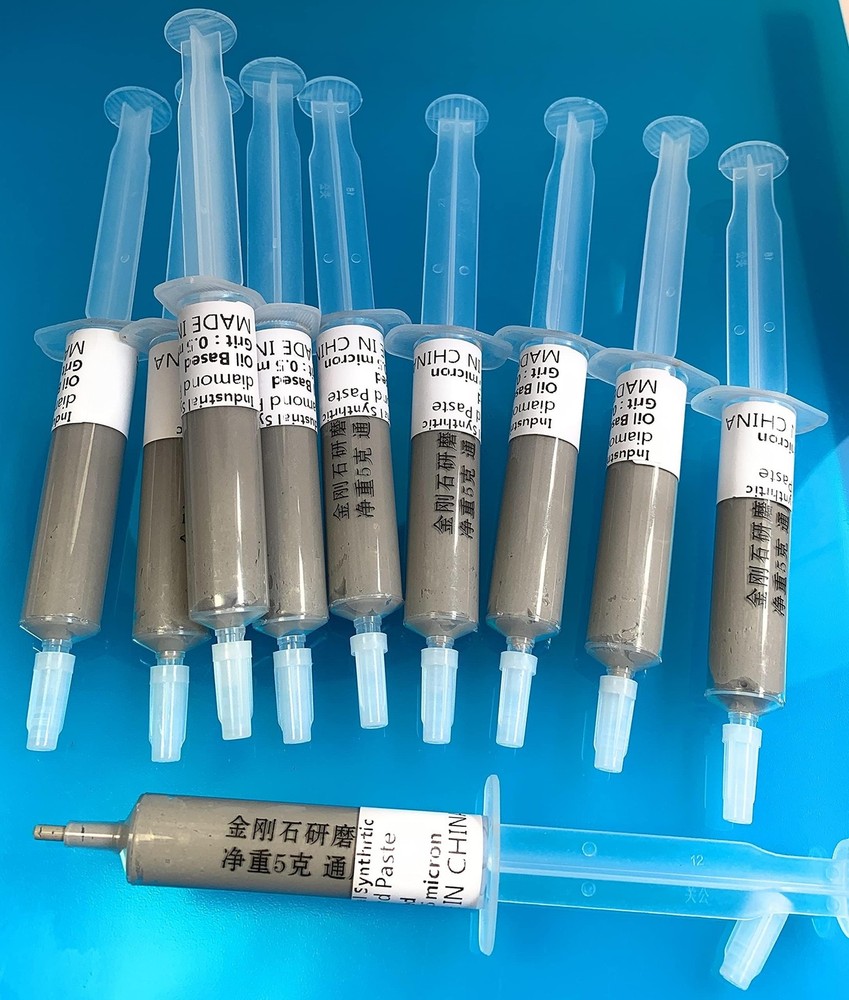SIGNI 10Pcs Diamond Polishing Compound Lapping Paste Stropping Emulsion Polish