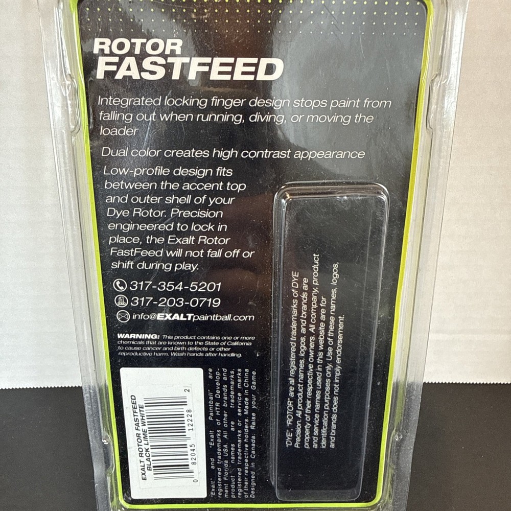 Dye Exalt Rotor Fastfeed For Paintball Loader