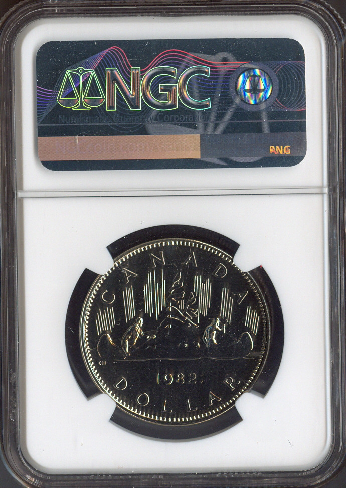 1982 Canada Dollar $1 NGC MS66 UNC SET MAC - Quality