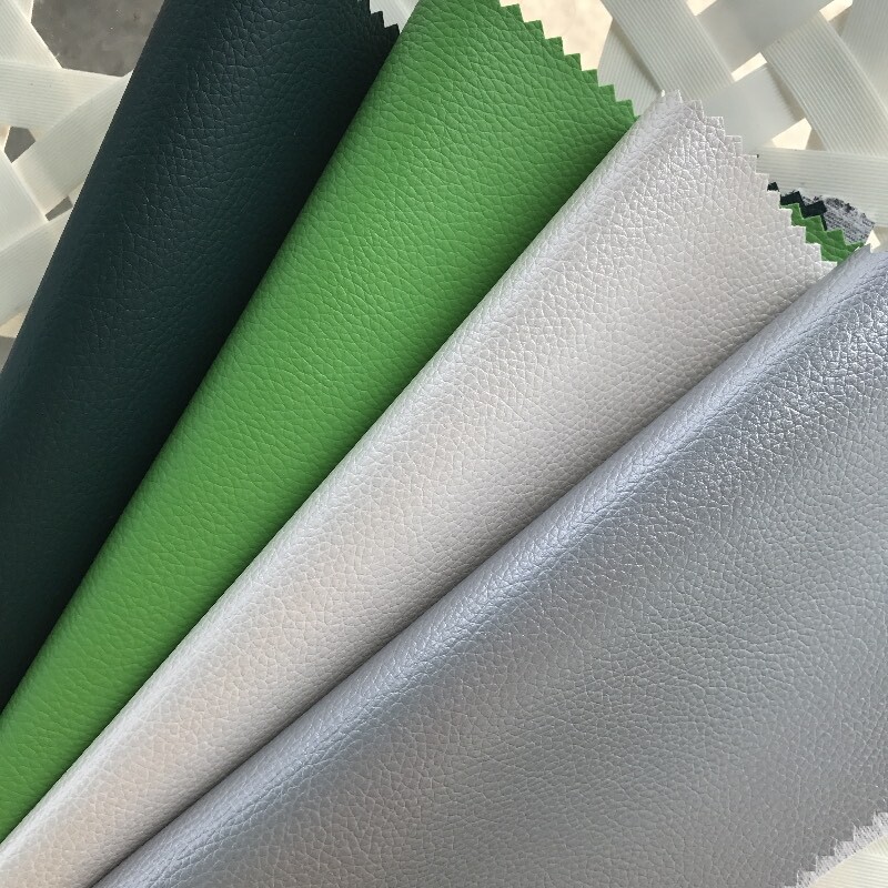 45+ Colors Self-Adhesive Vinyl Fabric Faux Leather 56"Wide Continuous By Yard