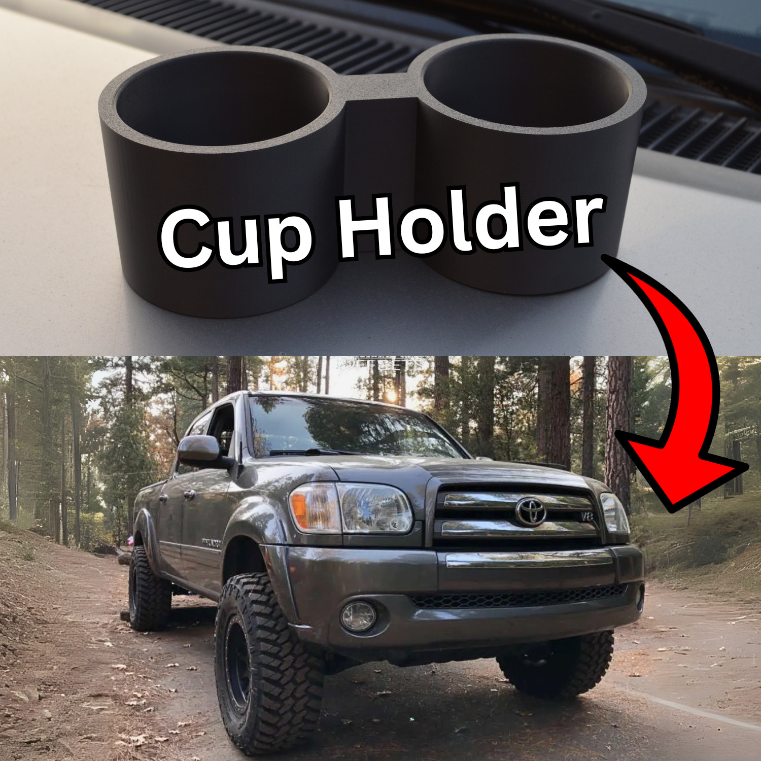 2000-2006 Toyota Tundra Cup Holder Insert