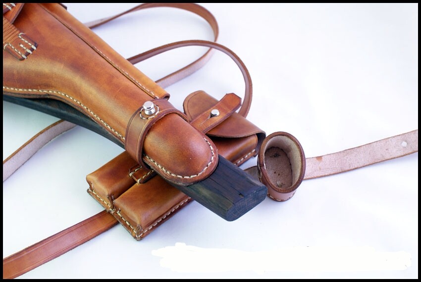 Gun Holster for Parabellum Luger wz 1908 Artillery, perfect product manual