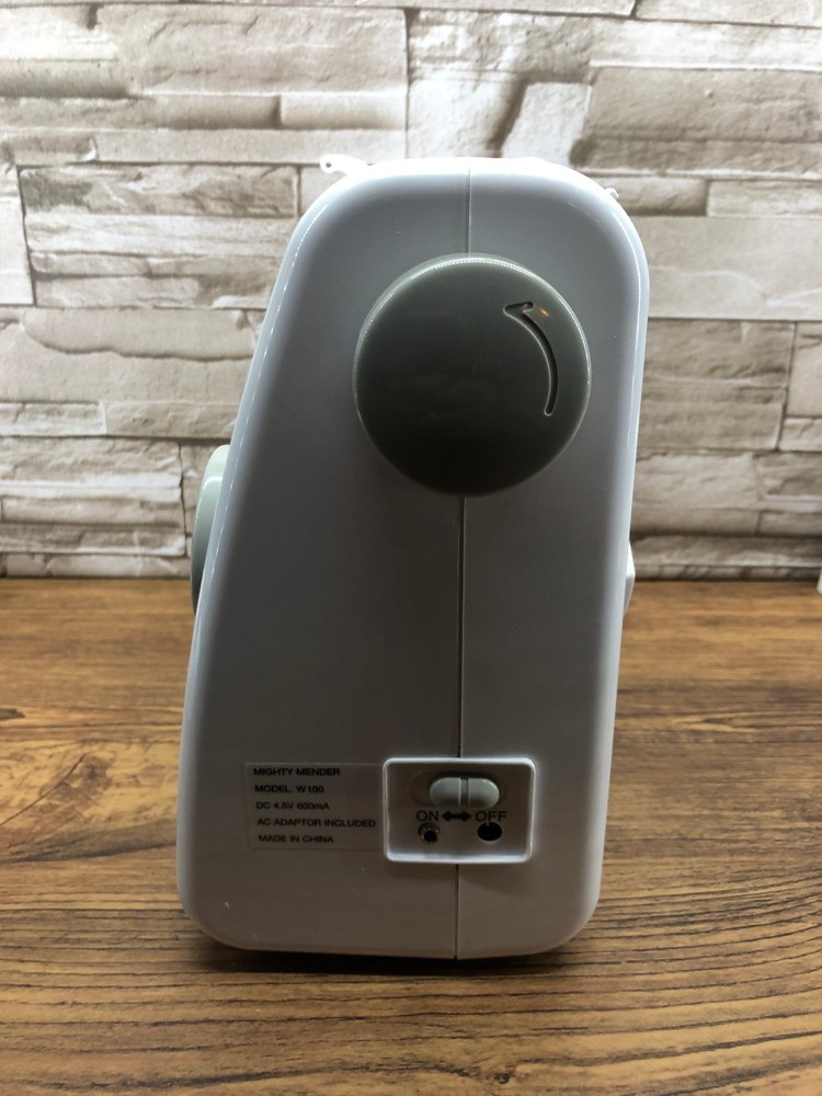 Mighty Mender White Lightweight Portable Sewing Machine Model W100