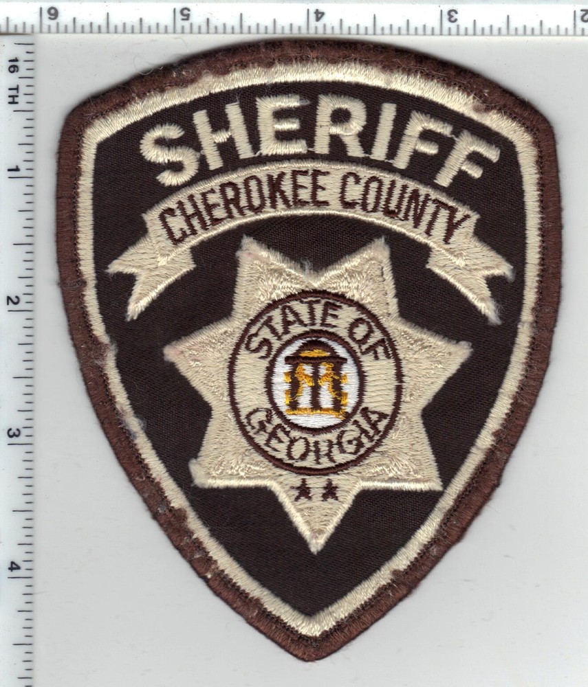 Cherokee County Sheriff's Dept. (Georgia) Uniform Take-Off Shoulder Patch