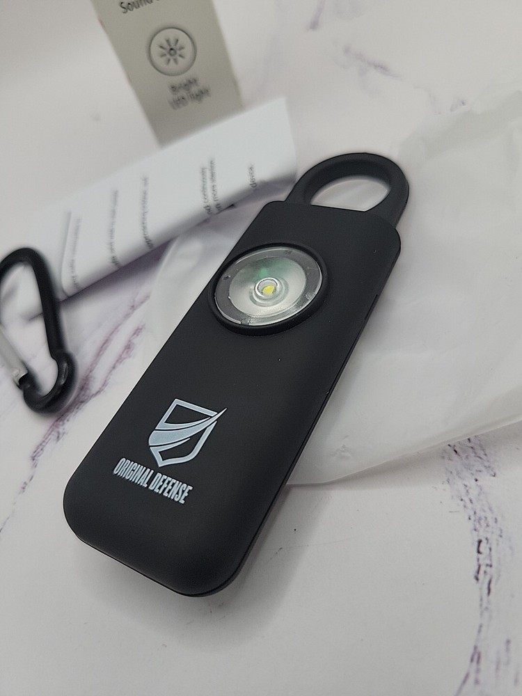 Self Defense 125dB Siren LED Keychain