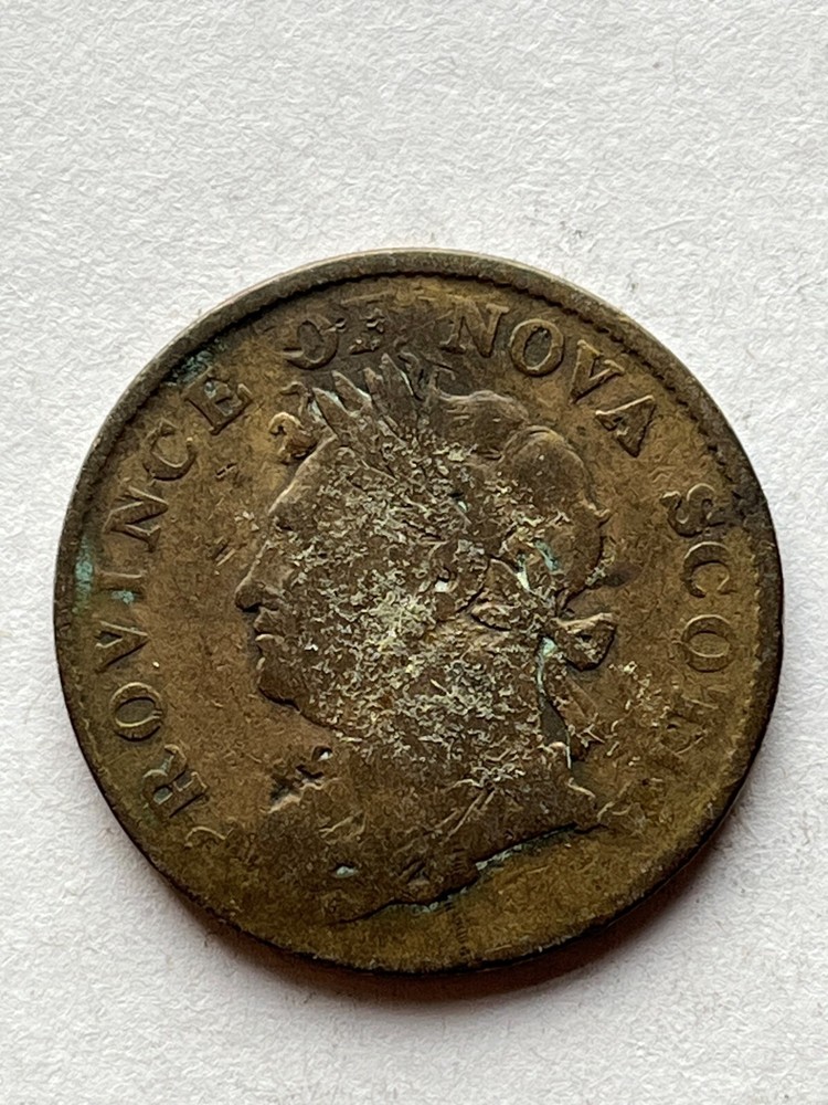1824 Nova Scotia Half Penny