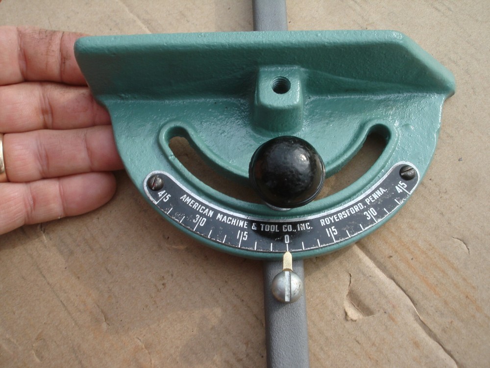 Vintage American Machine & Tool Tabletop Table Saw Miter