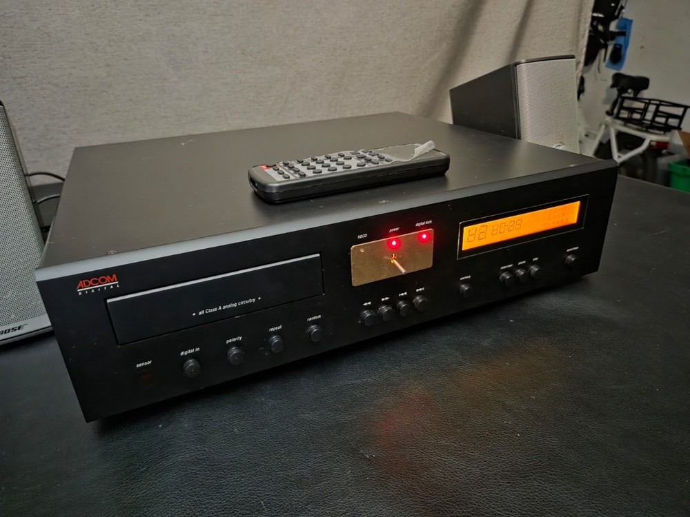 ADCOM GCD-750 CD Player/DAC w/ Remote VIDEO DEMO! 🎥📺✅