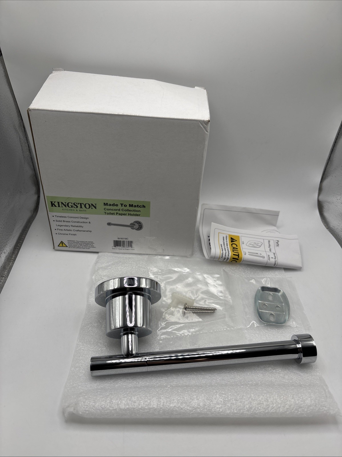 Kingston Brass BA8218C Concord Toilet Paper Holder Chrome Bathroom