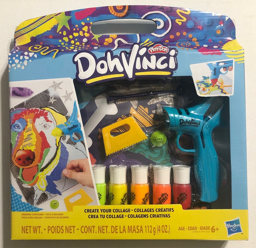 New Hasbro Play-Doh DohVinci Create Your Collage Activity Set *NIB* E1982