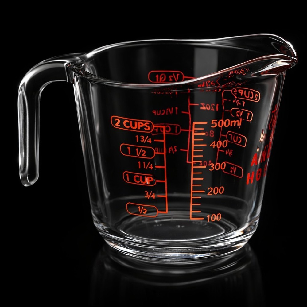 Anchor Hocking 2 cups Glass Clear/Red Measuring Cup