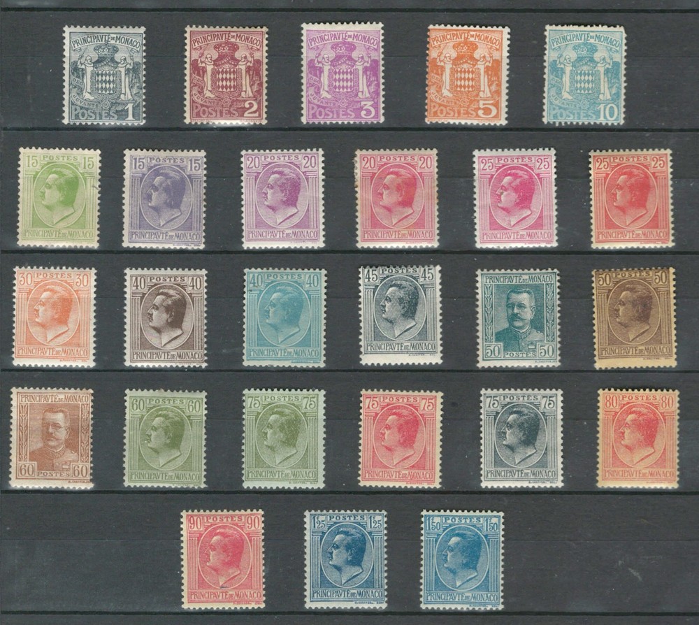 MONACO EUROPE ROYALTY COMMEMORATIVE MH  SET  LOT (WW 514)