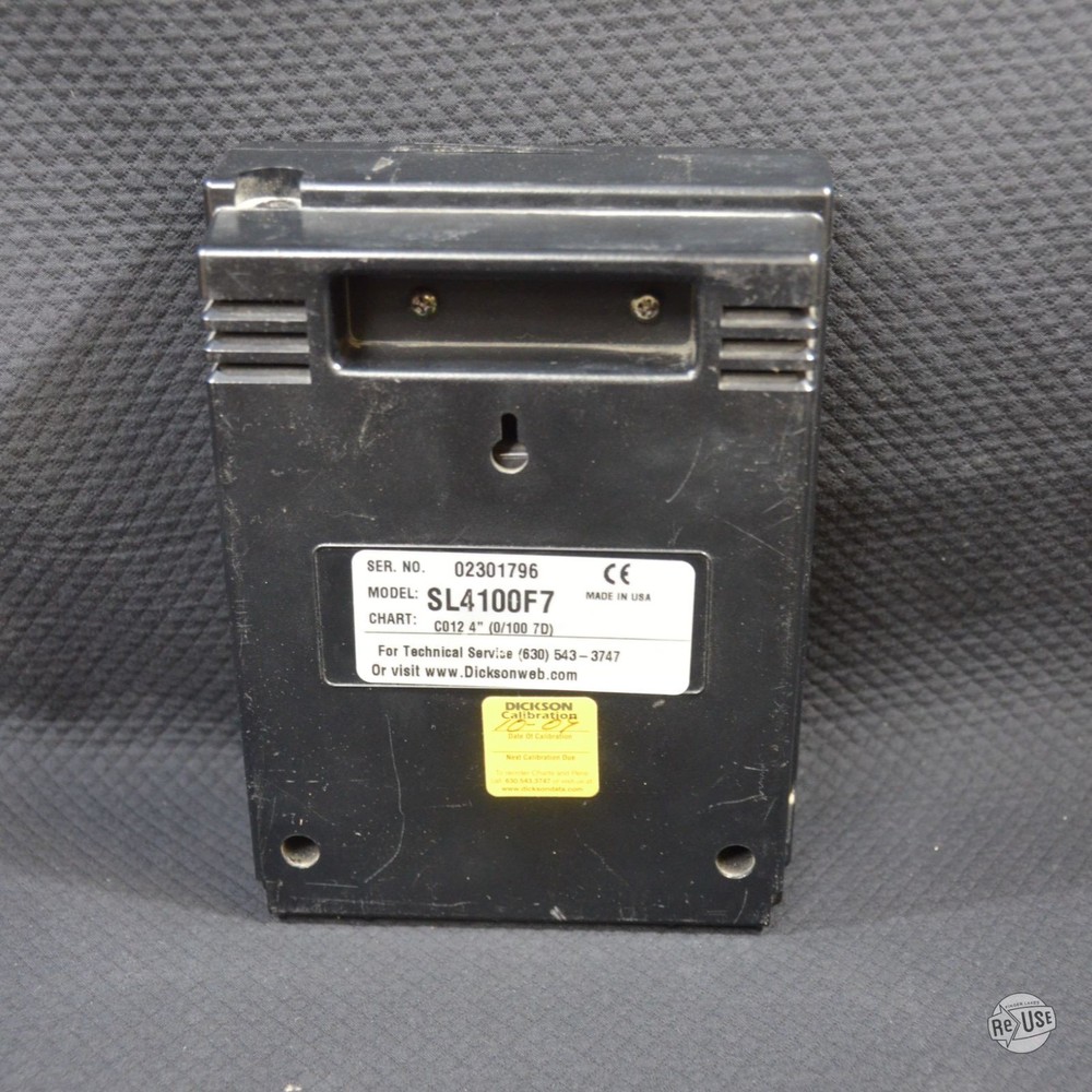 Dickson SL4100F7 TempTrace Chart Recorder (Untested)