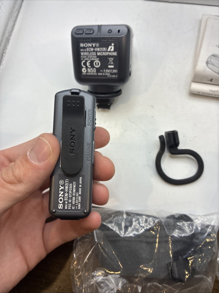 SONY ECM-HW2 CONDENSER WIRELESS CONSUMER MICROPHONE W/ BLUETOOTH