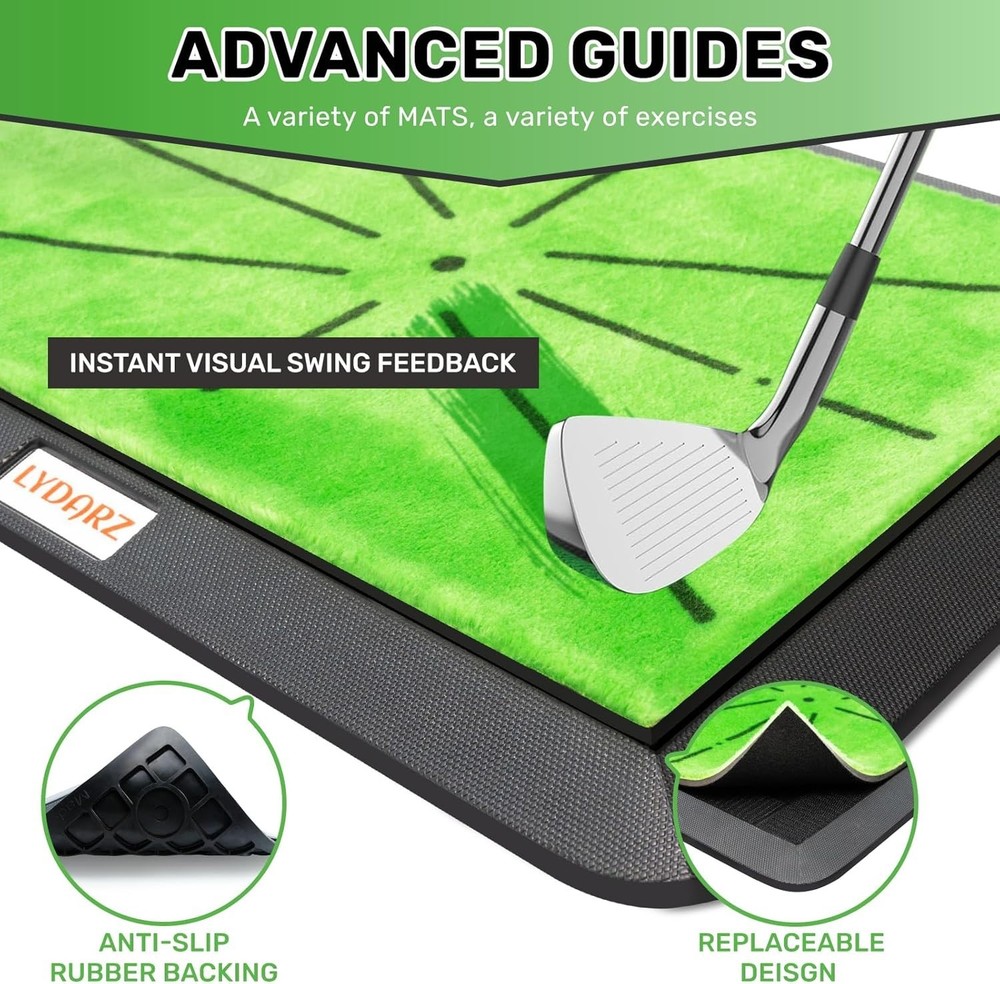 Versatile Golf Training Mat with Quick Feedback - Perfect for Indoor & Outdoor