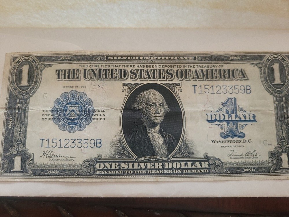 1923 Horse Blanket Silver Certificate $1 Note