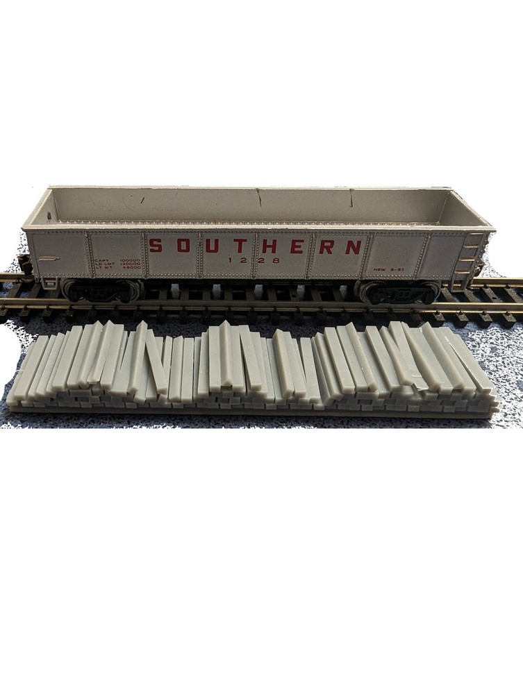 HO Scale Crosstie Flat Car Load N9000