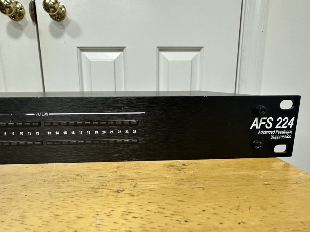 dbx AFS224 Dual Channel Advanced Feedback Suppression Processor
