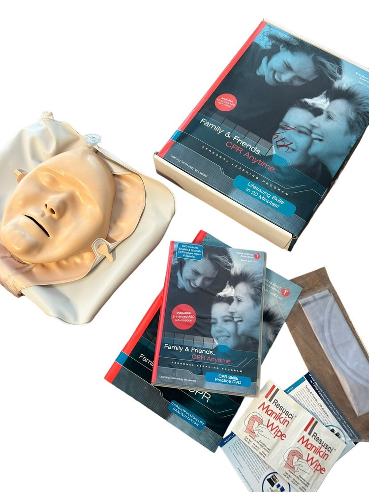 CPR Anytime Family And Friends Personal Learning Program Full Kit