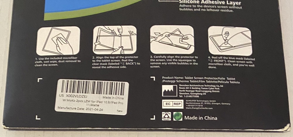 2 Pack Paper-Thin Screen Protector for iPad 10.9 & IPad Pro 11