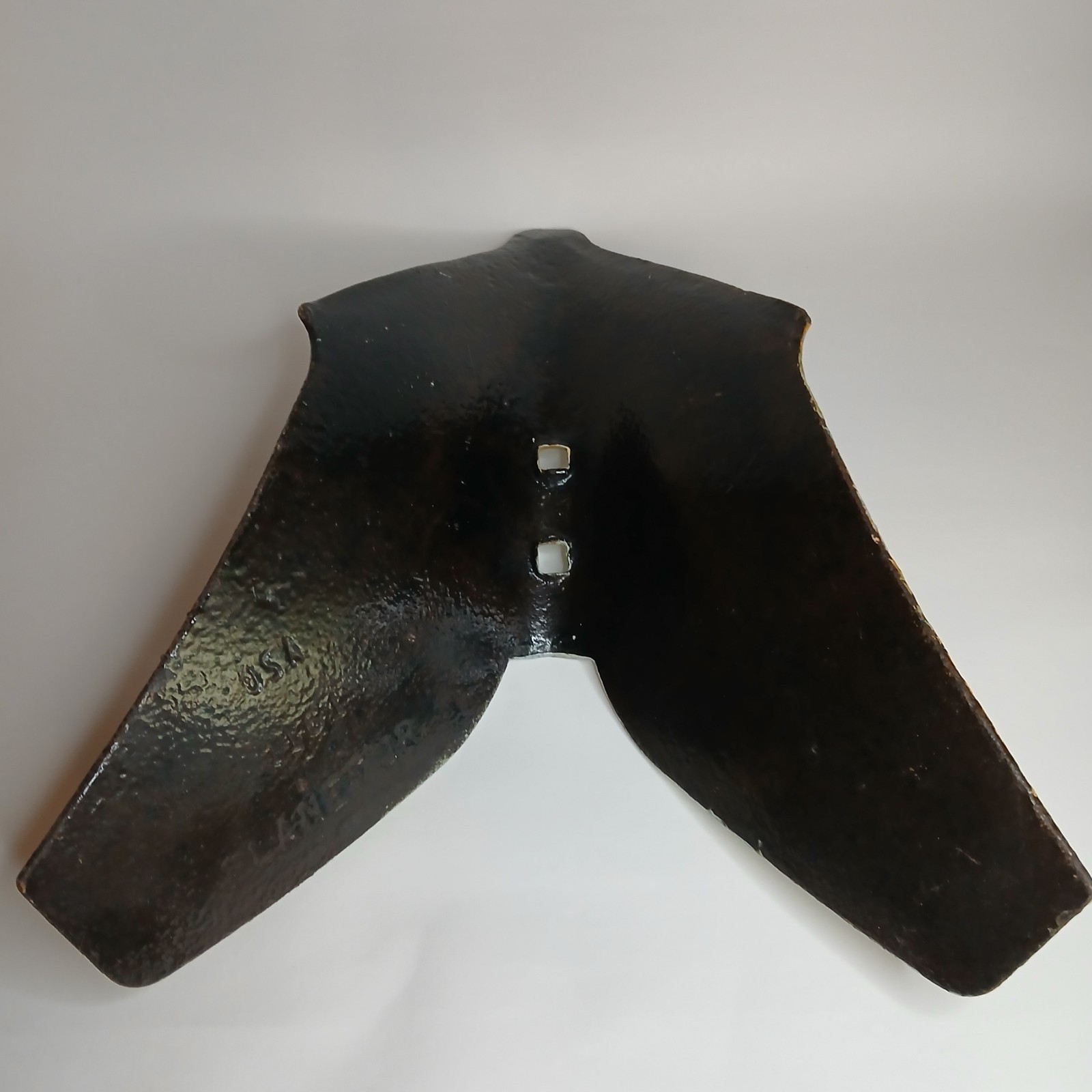 Vintage Hand Painted Butterfly Shape Cultivator Potato Digger